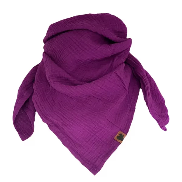 Musselintuch VIOLETT 100 x 100 cm