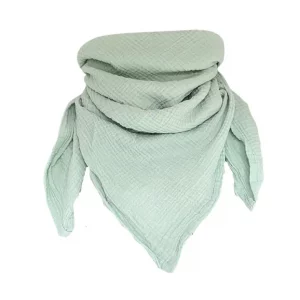 Musselintuch MINT HELL 120 x 120 cm